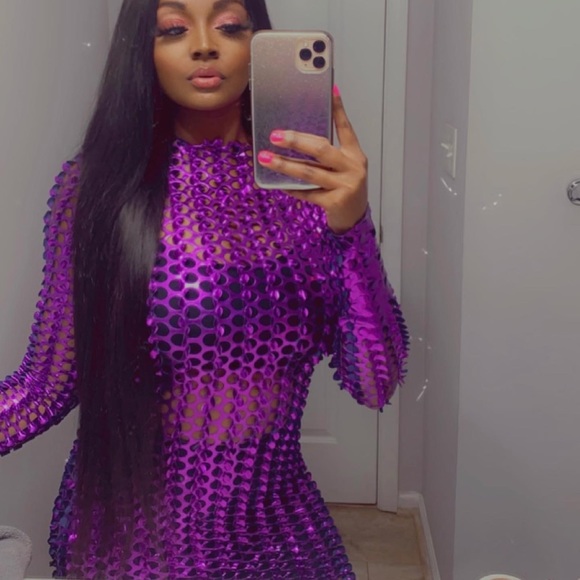 Mini long sleeve dress - Picture 2 of 2